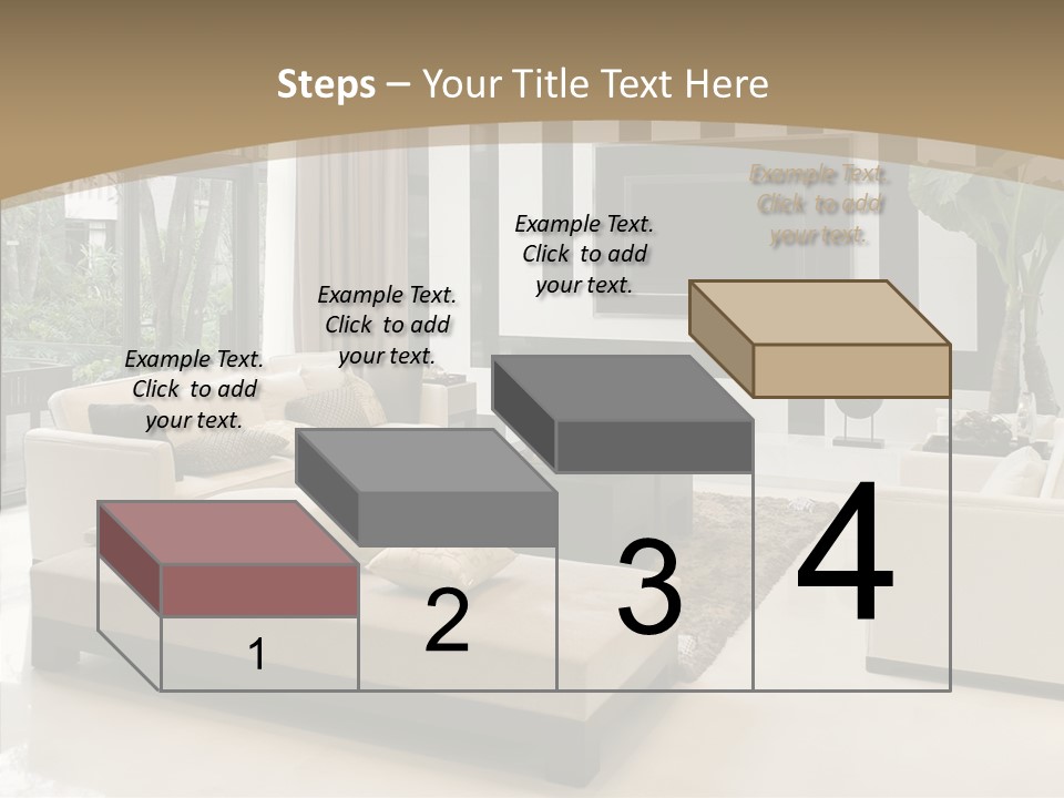 Red Lamp Comfort PowerPoint Template
