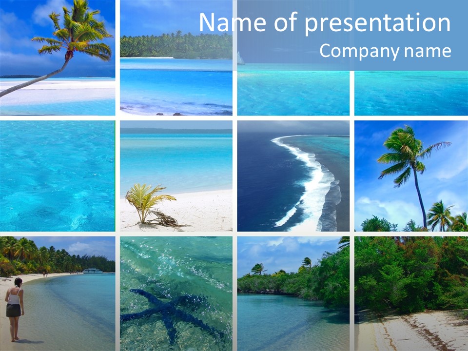 Serene Horizon Vacation PowerPoint Template