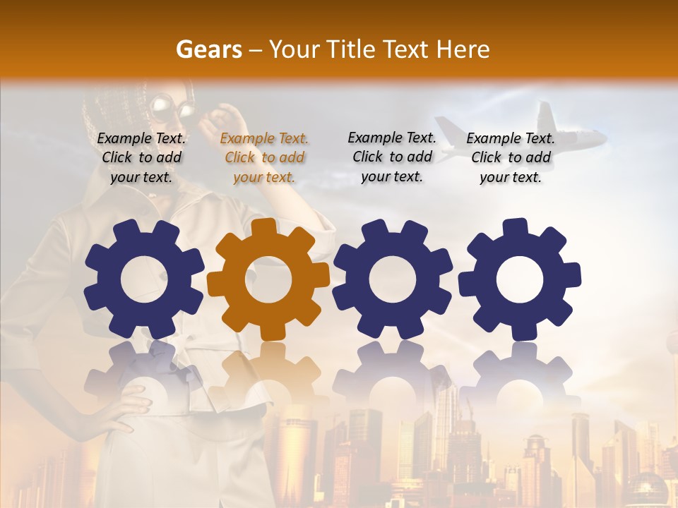 Building China Fashion PowerPoint Template