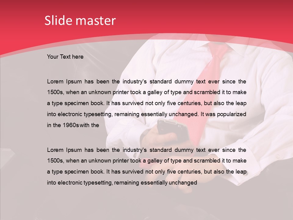 Suit House Relax PowerPoint Template