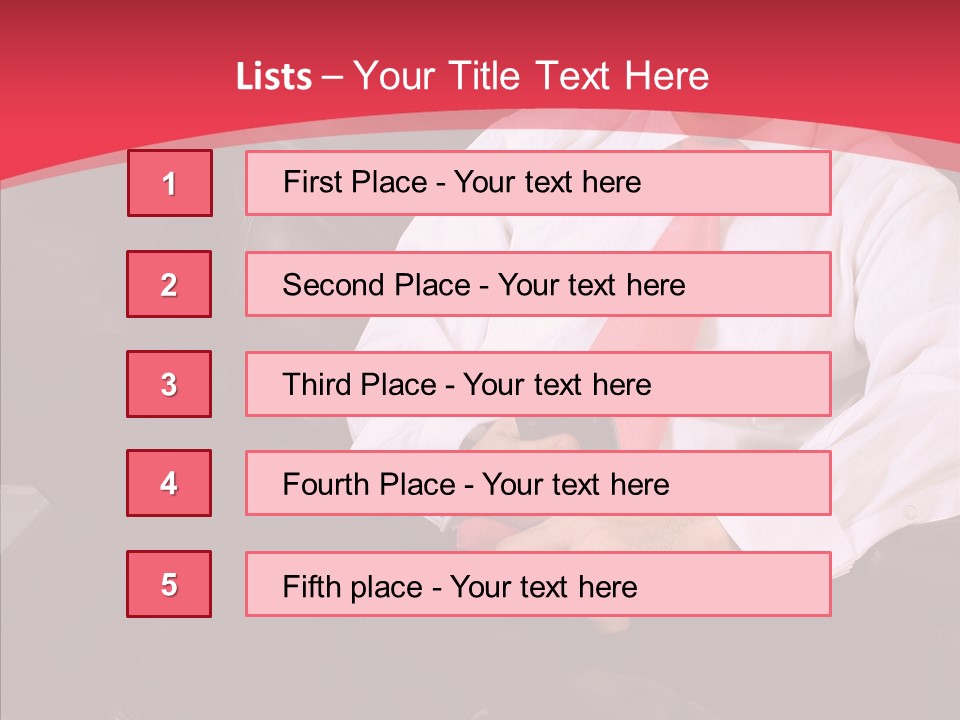 Suit House Relax PowerPoint Template