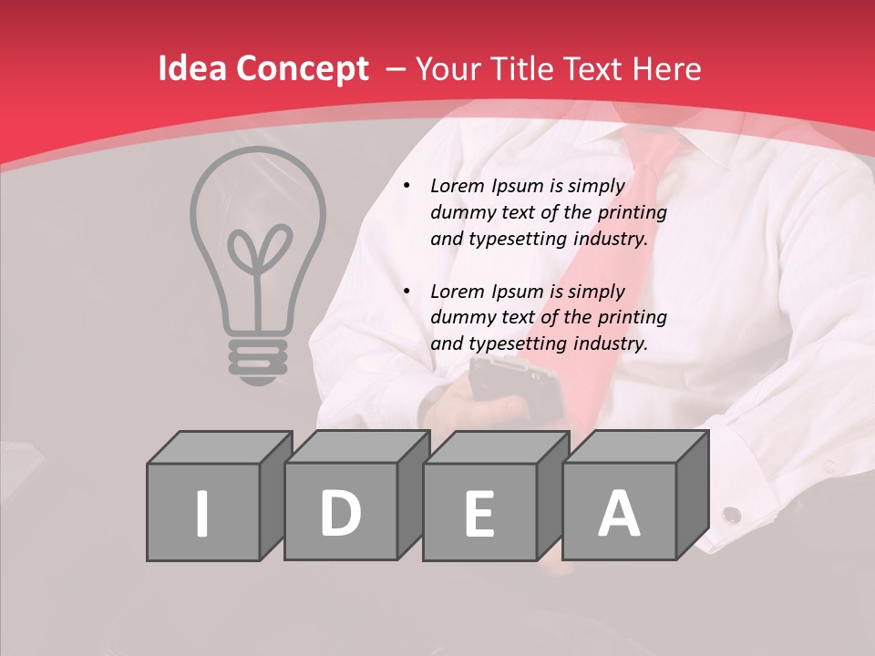 Suit House Relax PowerPoint Template