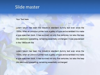 Bouquet Young Flora PowerPoint Template