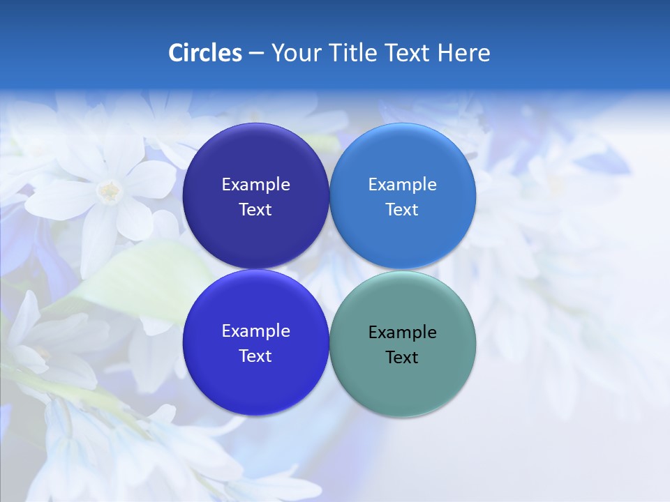 Bouquet Young Flora PowerPoint Template