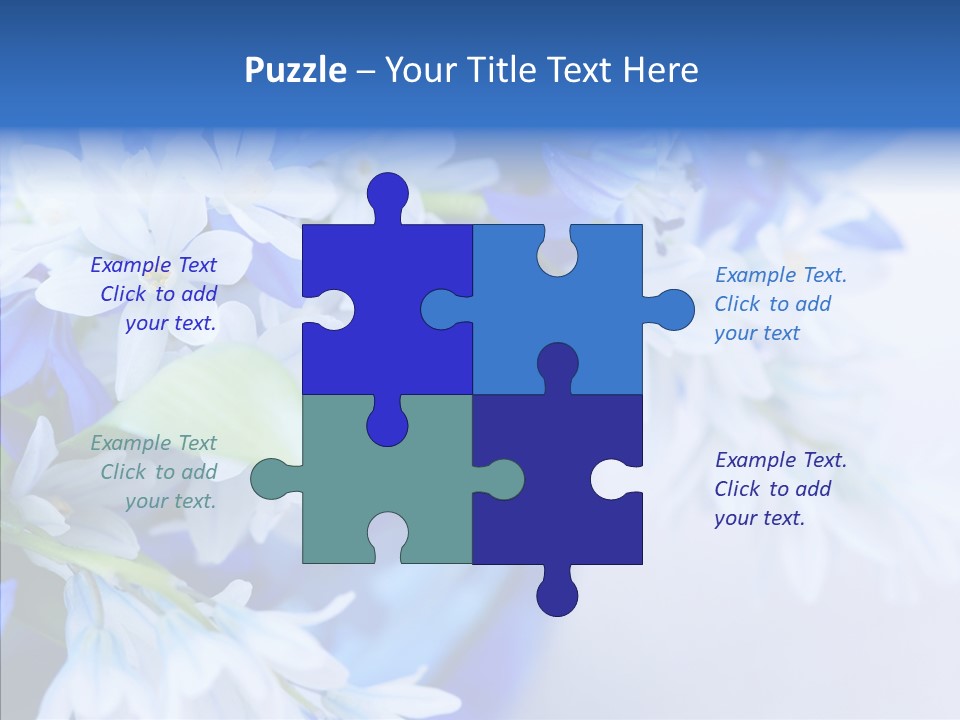 Bouquet Young Flora PowerPoint Template