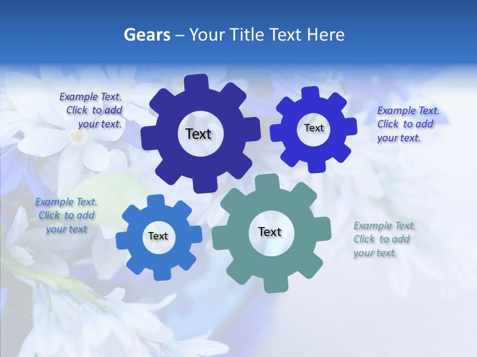 Bouquet Young Flora PowerPoint Template
