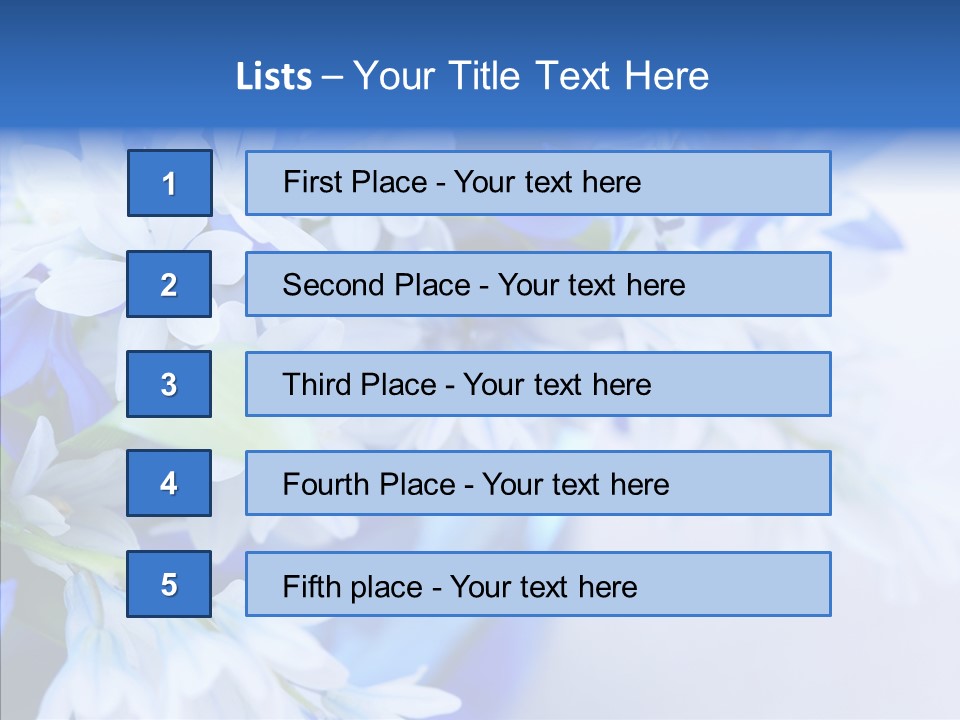 Bouquet Young Flora PowerPoint Template