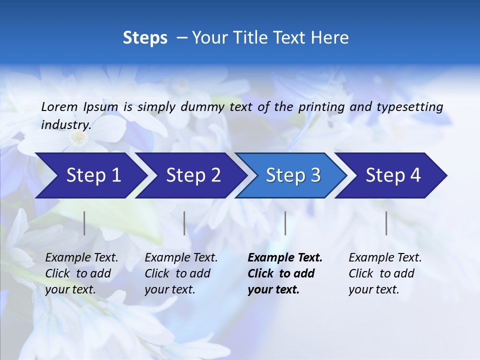 Bouquet Young Flora PowerPoint Template