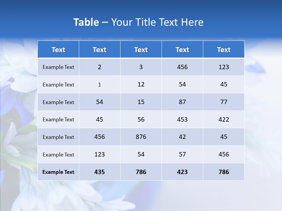 Bouquet Young Flora PowerPoint Template