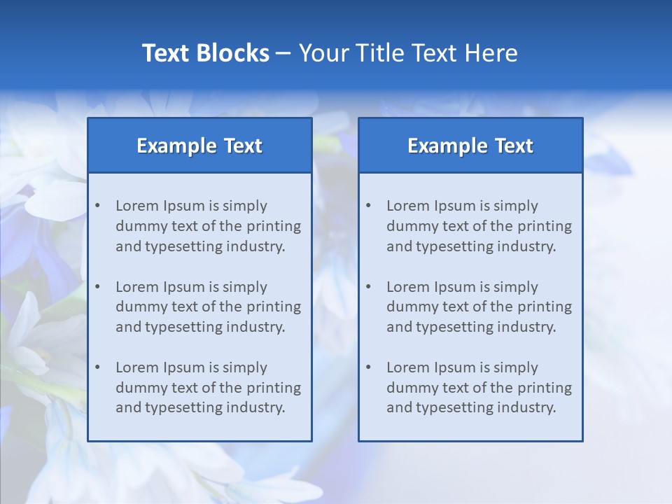 Bouquet Young Flora PowerPoint Template