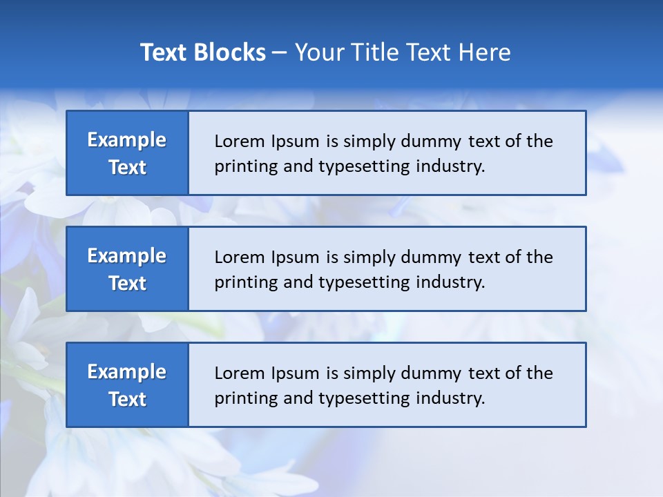 Bouquet Young Flora PowerPoint Template