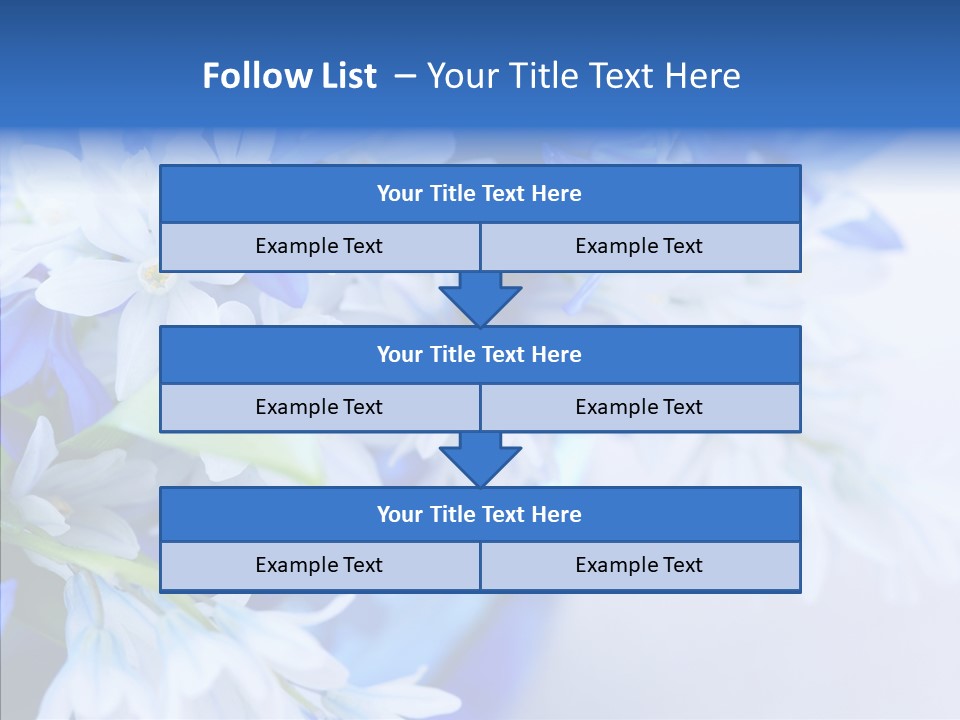 Bouquet Young Flora PowerPoint Template