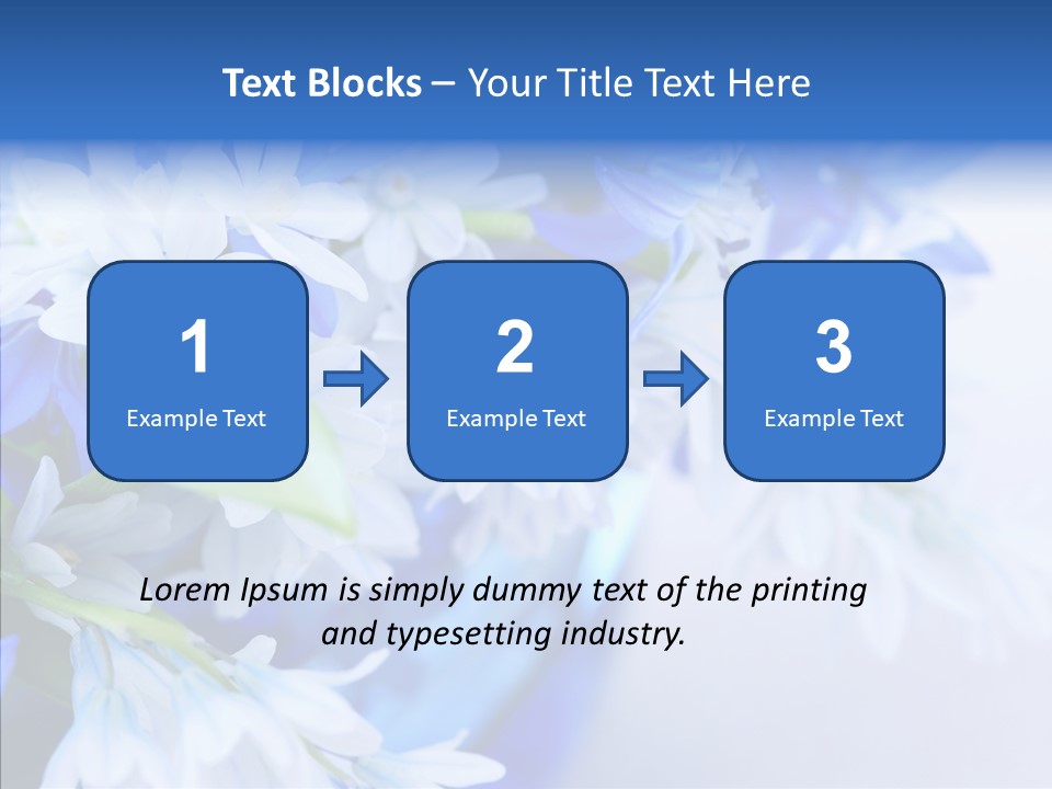 Bouquet Young Flora PowerPoint Template