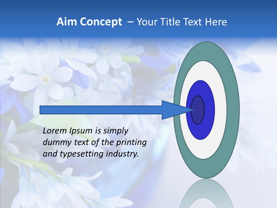 Bouquet Young Flora PowerPoint Template