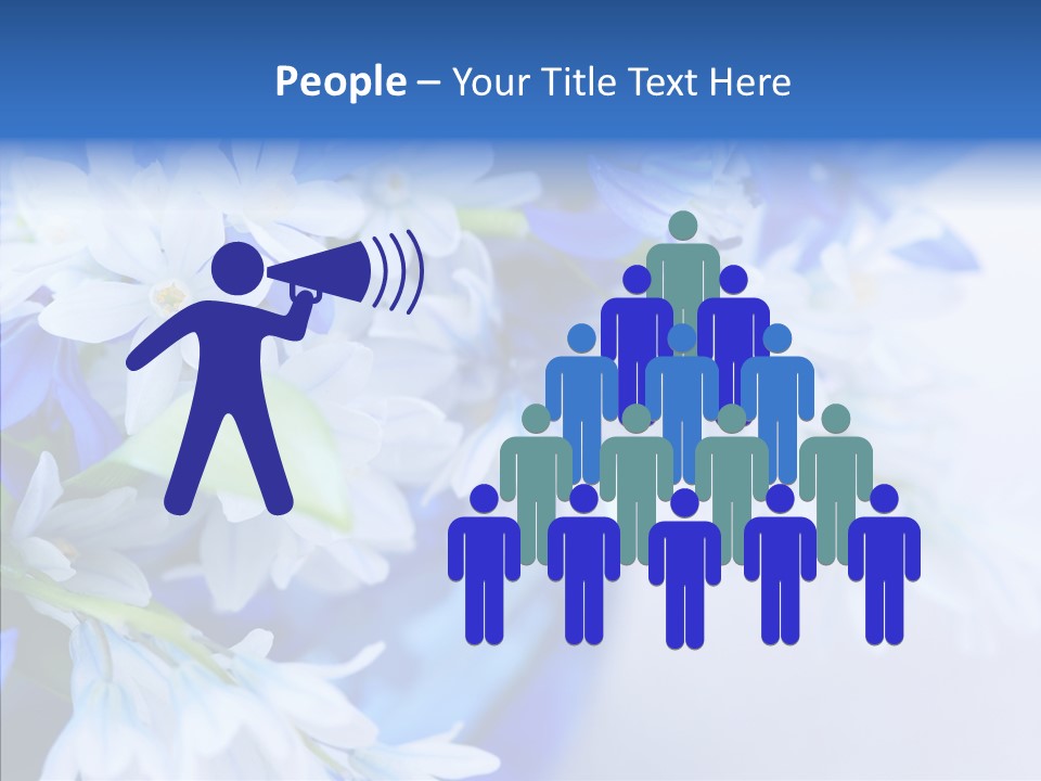 Bouquet Young Flora PowerPoint Template