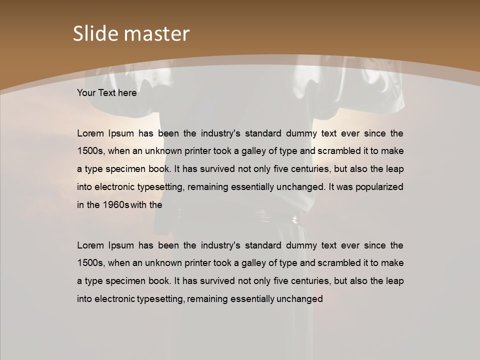 Messiah Glory Praise PowerPoint Template