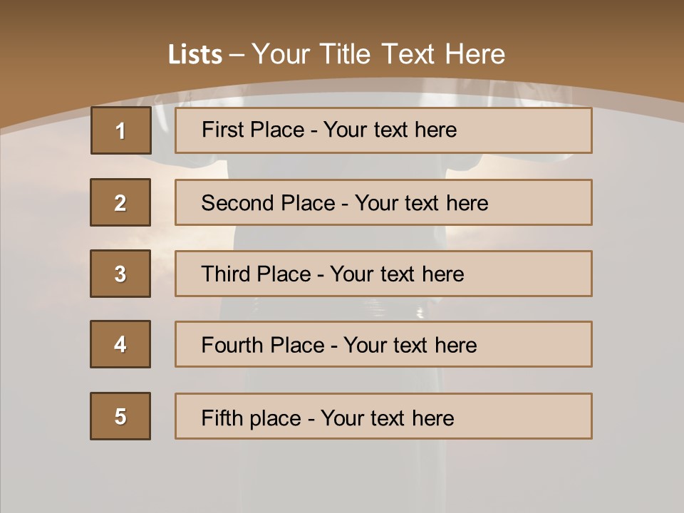 Messiah Glory Praise PowerPoint Template