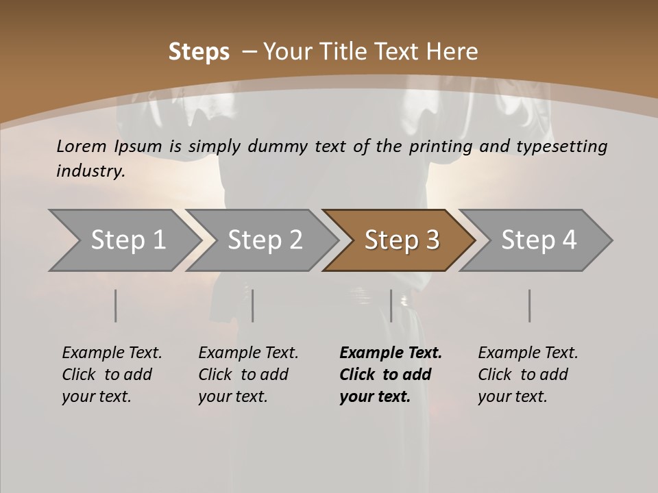 Messiah Glory Praise PowerPoint Template