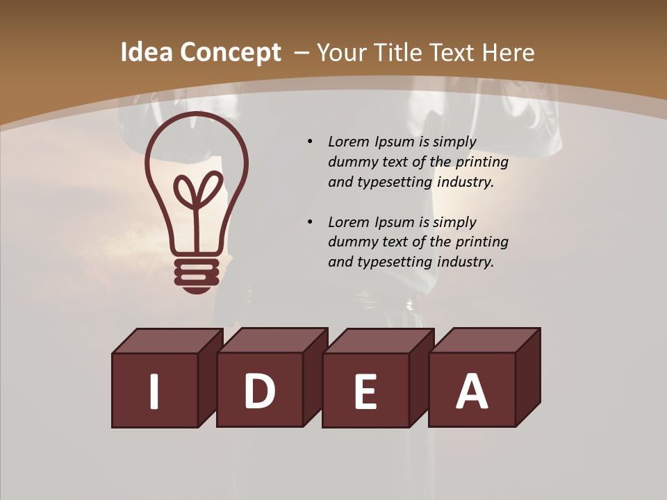 Messiah Glory Praise PowerPoint Template