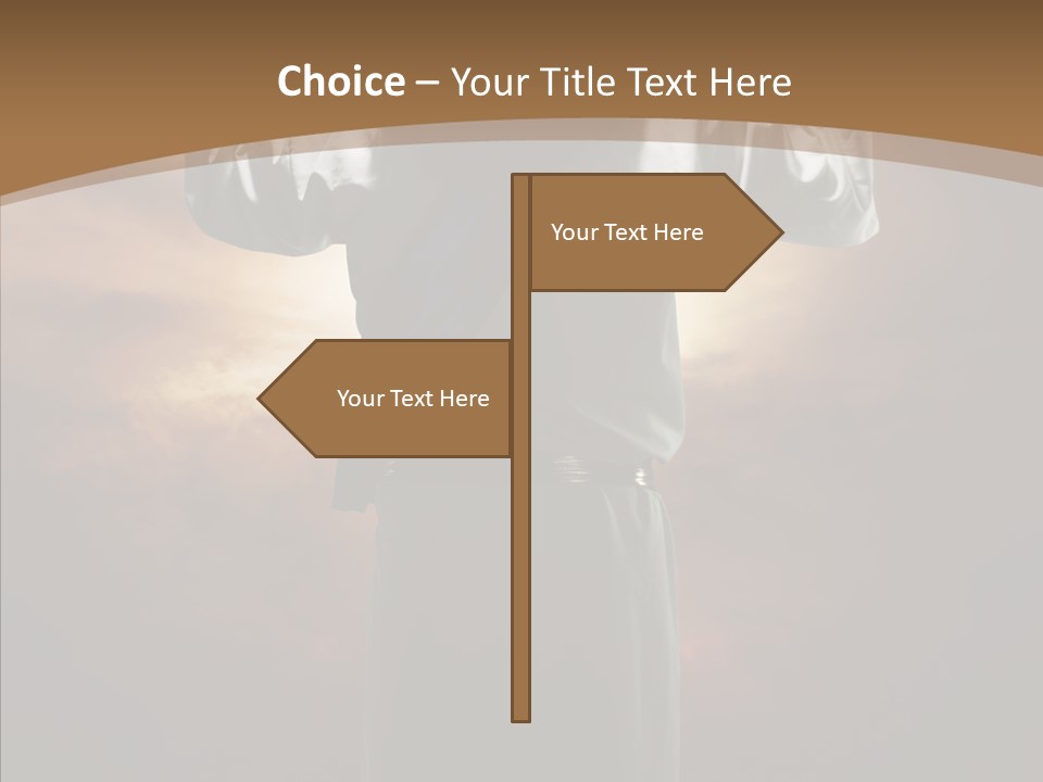 Messiah Glory Praise PowerPoint Template