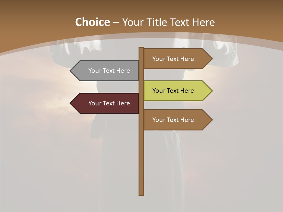 Messiah Glory Praise PowerPoint Template