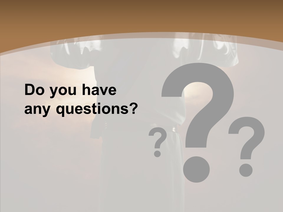 Messiah Glory Praise PowerPoint Template