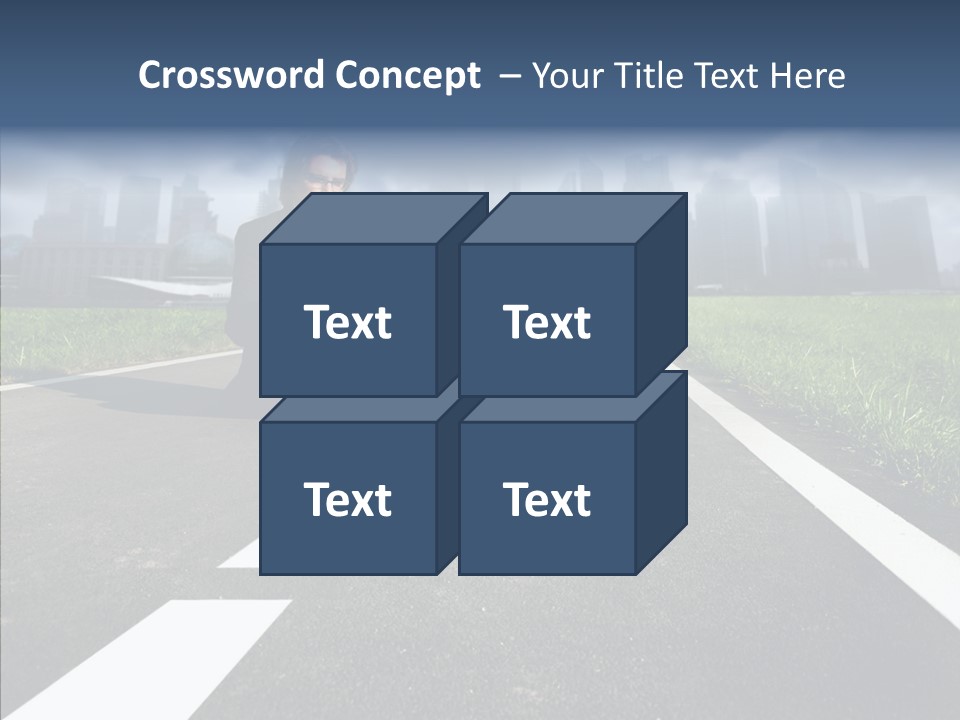 Work Man Shanghai PowerPoint Template