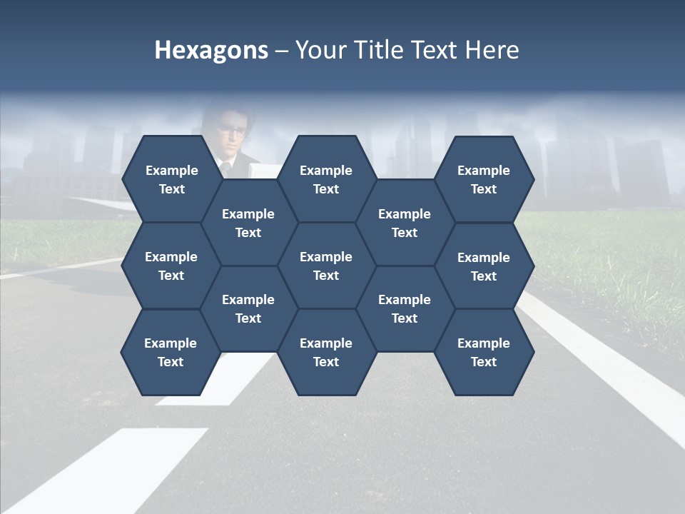 Work Man Shanghai PowerPoint Template