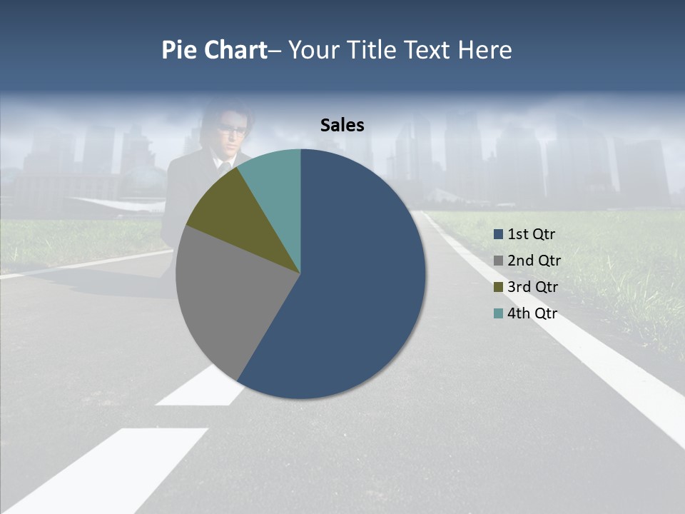 Work Man Shanghai PowerPoint Template