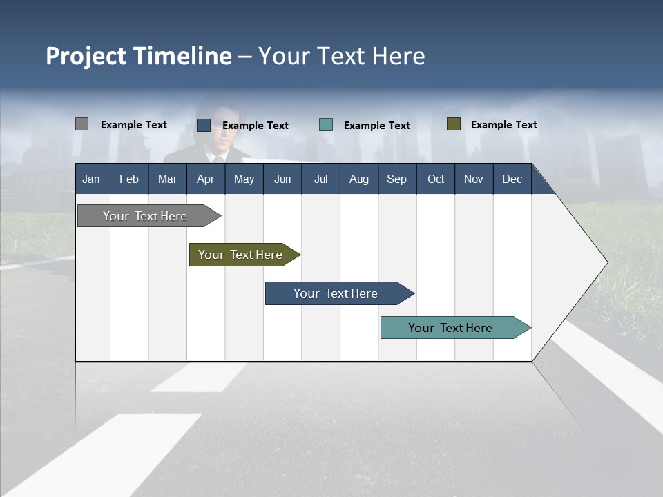 Work Man Shanghai PowerPoint Template