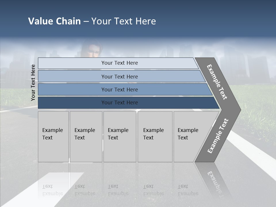 Work Man Shanghai PowerPoint Template