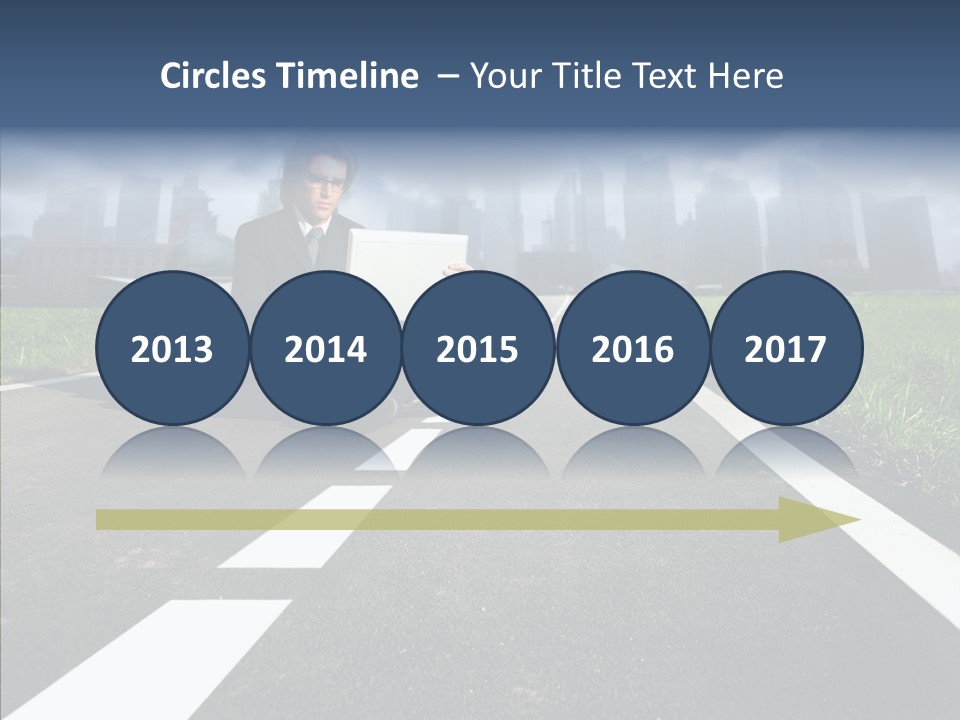 Work Man Shanghai PowerPoint Template