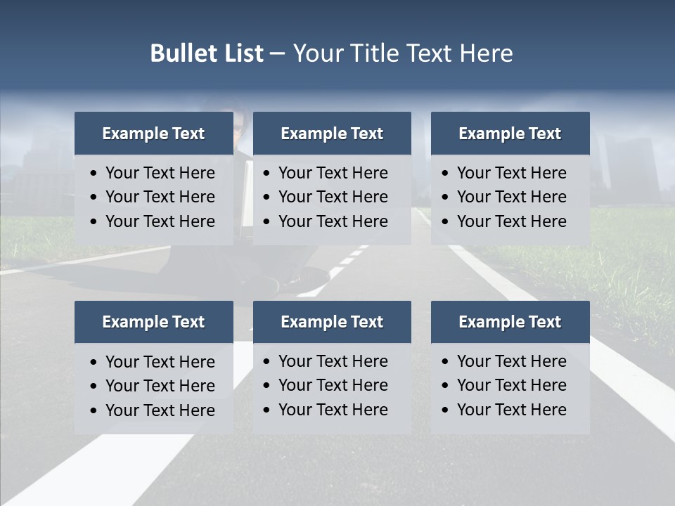 Work Man Shanghai PowerPoint Template