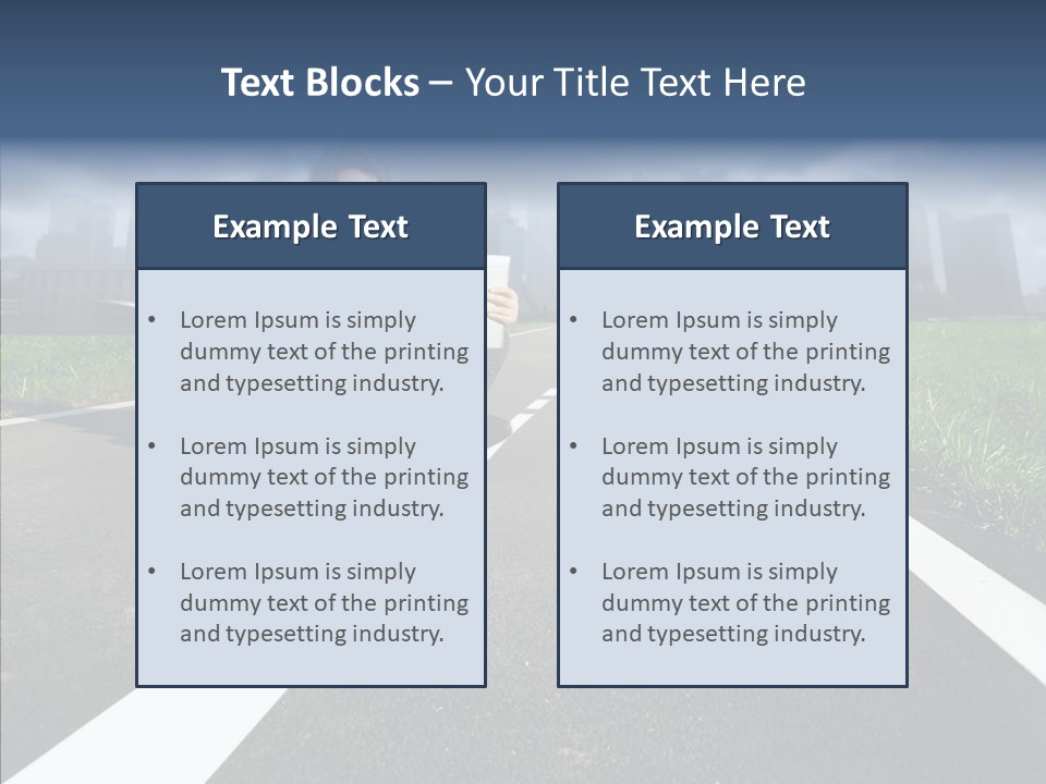 Work Man Shanghai PowerPoint Template
