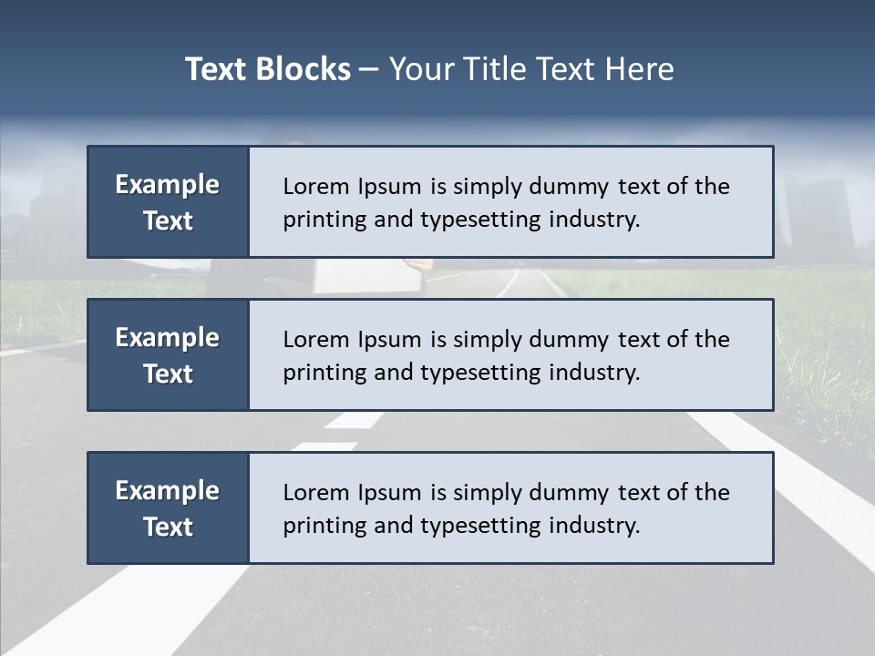 Work Man Shanghai PowerPoint Template