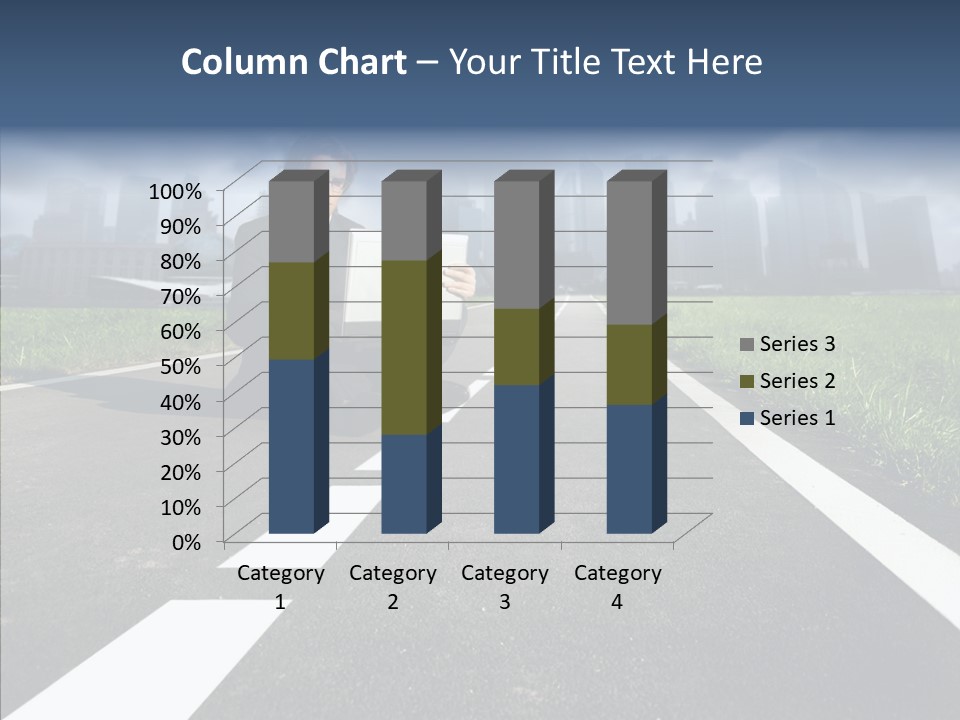 Work Man Shanghai PowerPoint Template