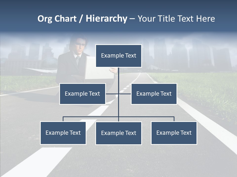 Work Man Shanghai PowerPoint Template