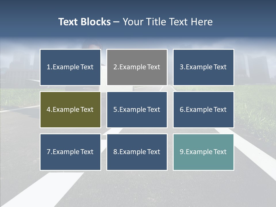 Work Man Shanghai PowerPoint Template