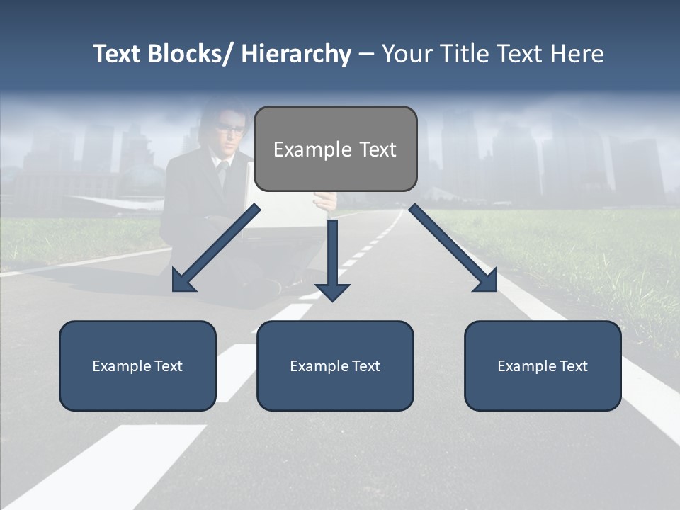 Work Man Shanghai PowerPoint Template