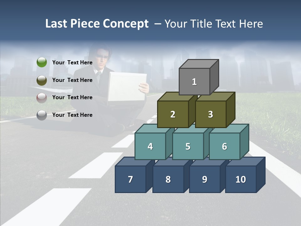 Work Man Shanghai PowerPoint Template