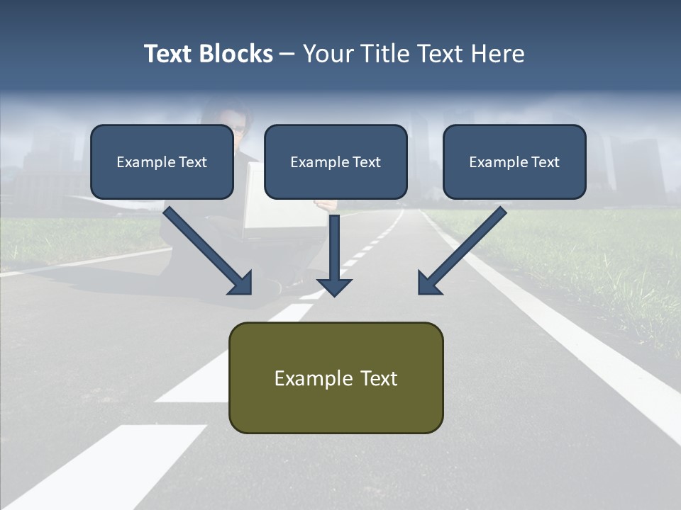 Work Man Shanghai PowerPoint Template