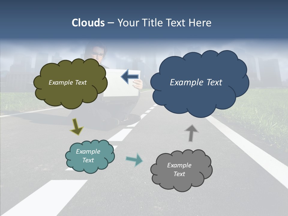 Work Man Shanghai PowerPoint Template