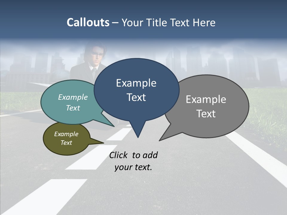 Work Man Shanghai PowerPoint Template