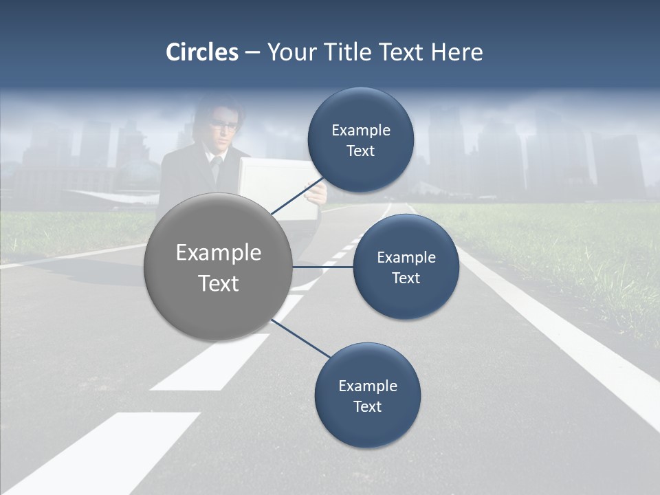 Work Man Shanghai PowerPoint Template