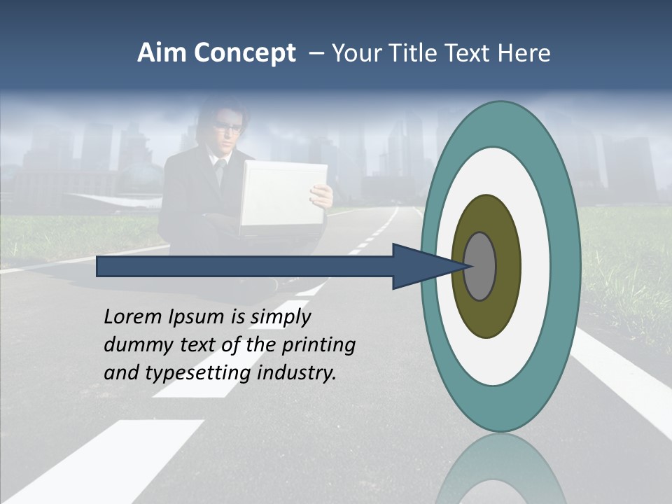 Work Man Shanghai PowerPoint Template