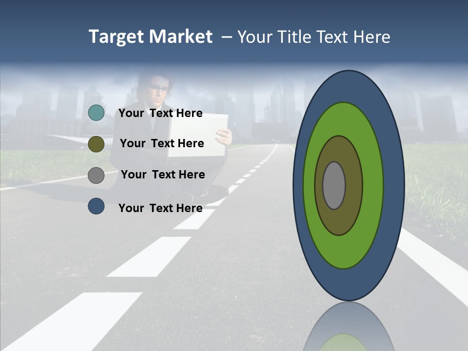 Work Man Shanghai PowerPoint Template