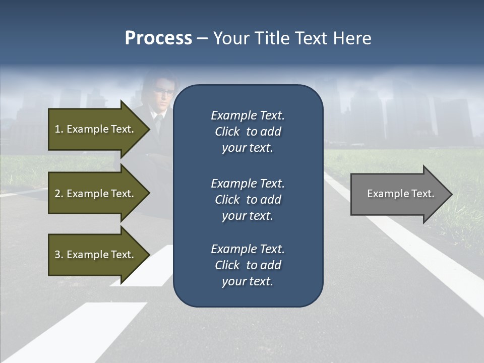 Work Man Shanghai PowerPoint Template