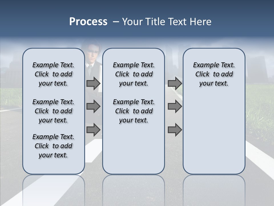 Work Man Shanghai PowerPoint Template