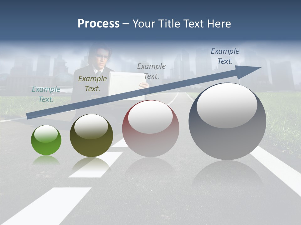 Work Man Shanghai PowerPoint Template