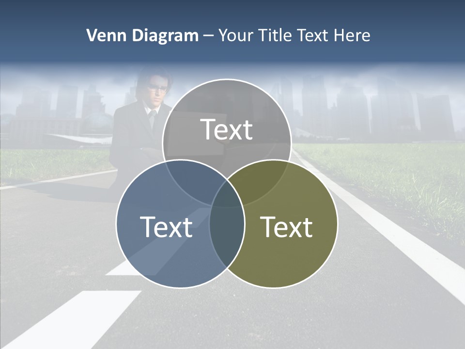 Work Man Shanghai PowerPoint Template